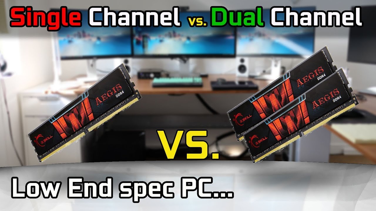 ddr4 single vs dual channel benchmark)