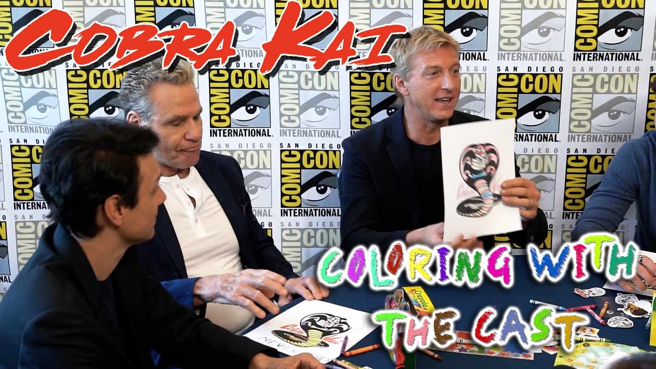 Coloring with the Cast S1.E6 - Cobra Kai