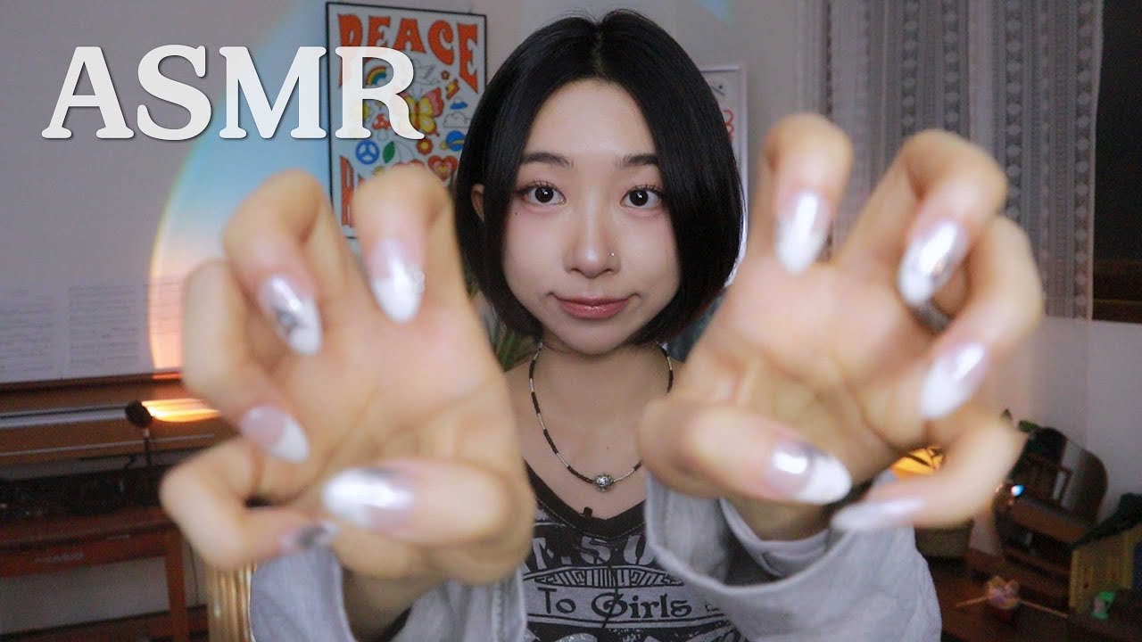 ASMR) 네일 연장 기념 이것저것 탭핑 그리고 베이핑 | Nail extensions, Taping and Vaping