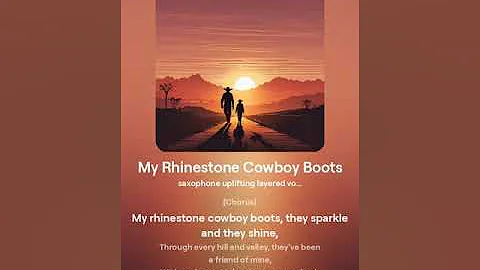 My Rhinestone Cowboy Boots