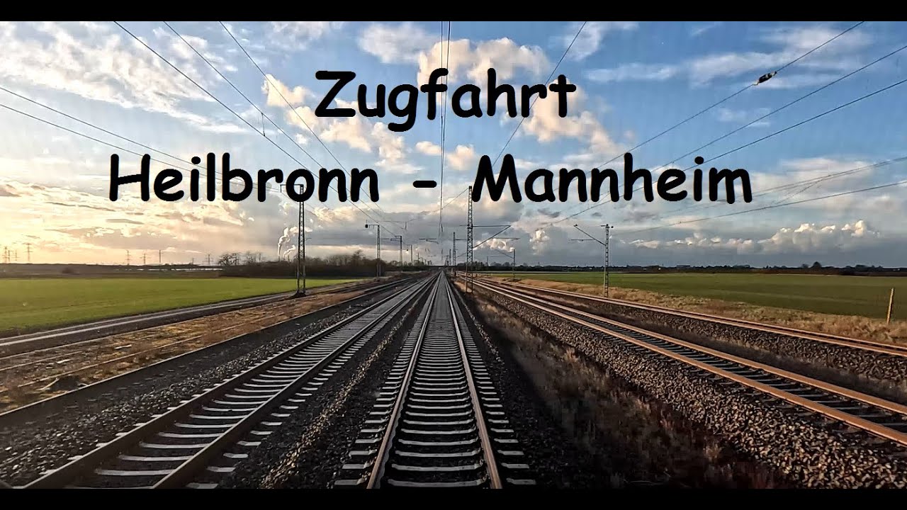 Поездка Хайльбронн – Мангейм [4K]