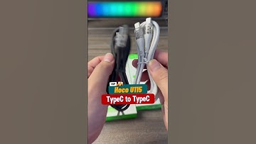 Cáp sạc nhanh Hoco U115 C to C Led số W sạc #typectotypec #ctoc