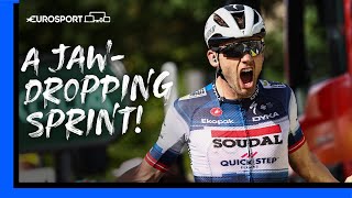"This Is One Win For The History Books!" | A Truly Unbelievable Stage 18 Finish | Eurosport screenshot 4