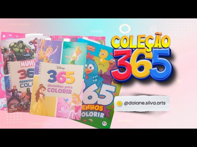 Livro 365 Desenhos Para Colorir Disney Pixar Culturama