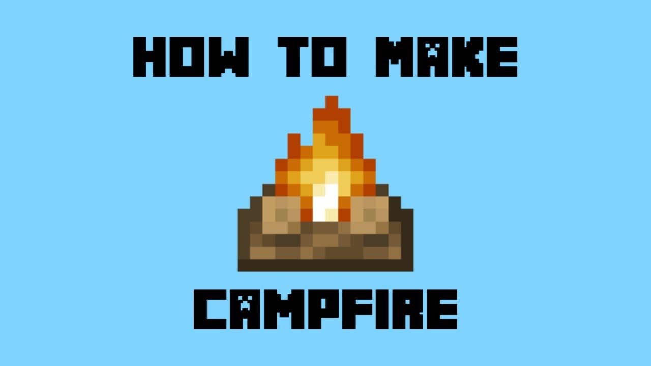 How to Make a Campfire in Minecraft YouTube