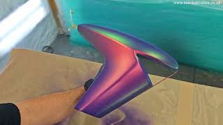 Warning! LUNAAR Series : the most dramatic effect paint : watch the demo with POSEIDON LU06 UK