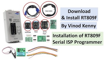 RT809F Programmer Software Download | RT809F Installation | By Vinod Kenny