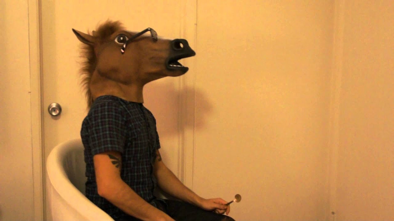 Horse takes on the cinnamon challenge YouTube