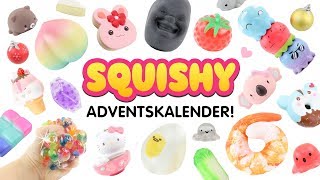 SQUISHY ADVENTSKALENDER!!! Magnetische Squishies! Süße Kawaii Deko & Spielzeug! Deutsch