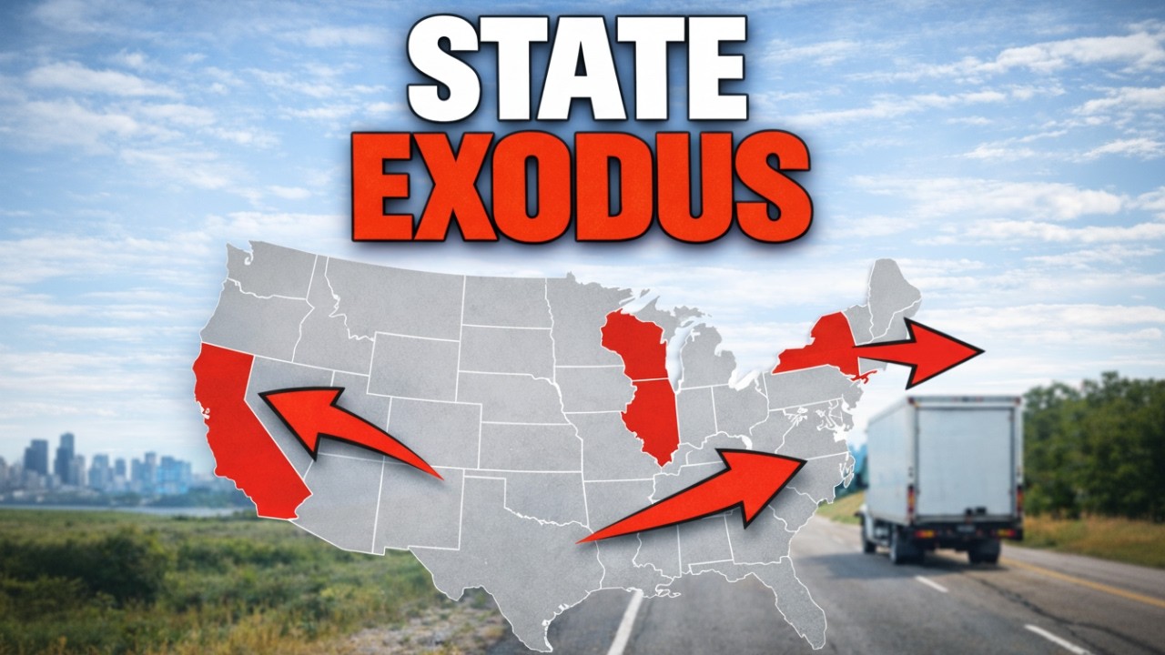 Why Americans Are Suddenly Leaving These States - YouTube