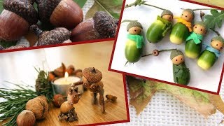 I love the fall, and this just brings back memories of when was a kid
collecting acorns chestnuts during autumnal months. thought why not...