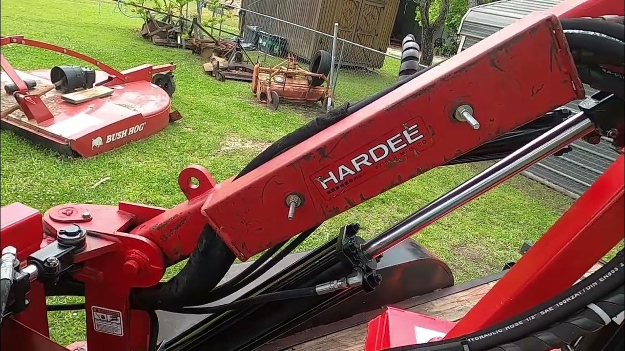 Hardee EV 1442 Boom Mower, replaced decals, and rubber guards. YouTube