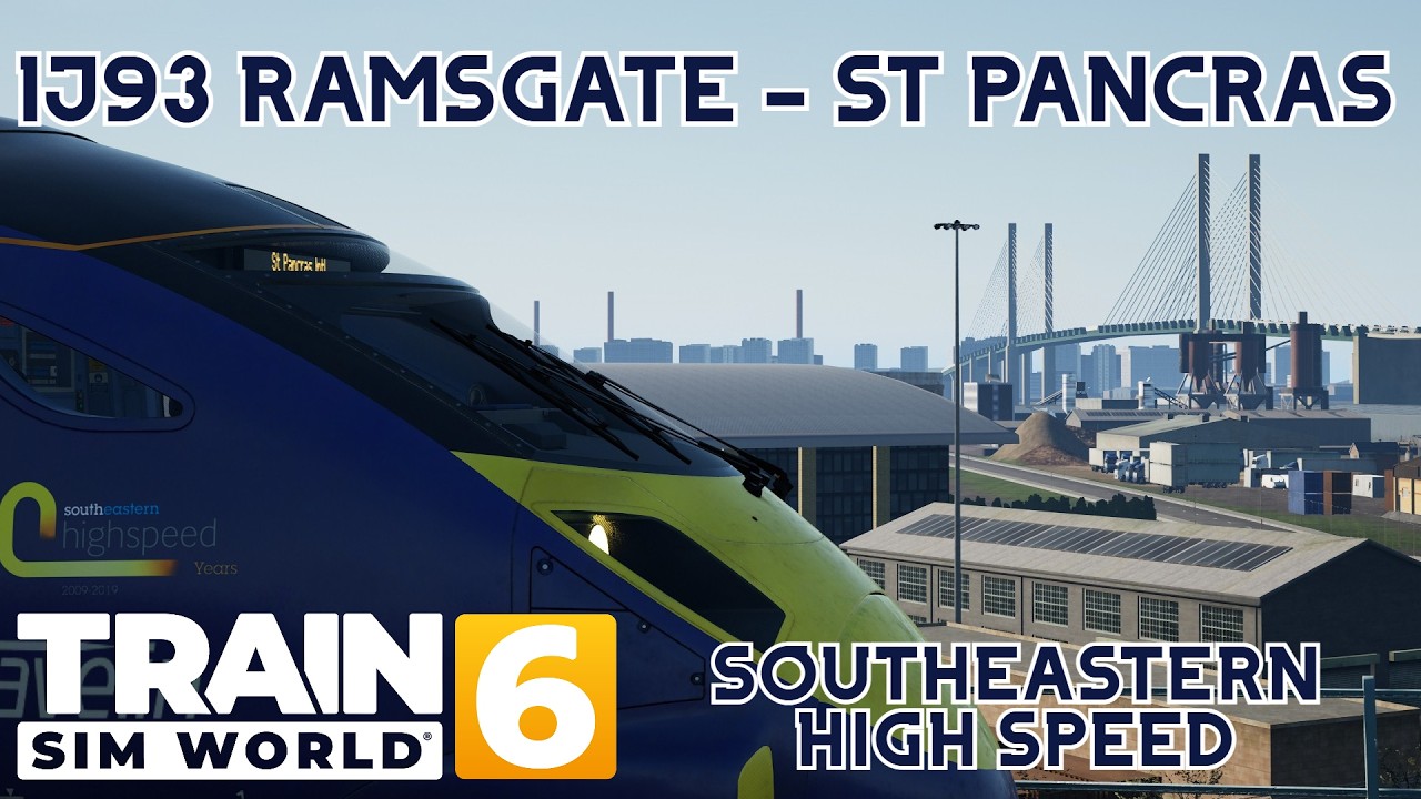 TSW 6 Southeastern High Speed | 1J93 Ramsgate to London St Pancras Int'l