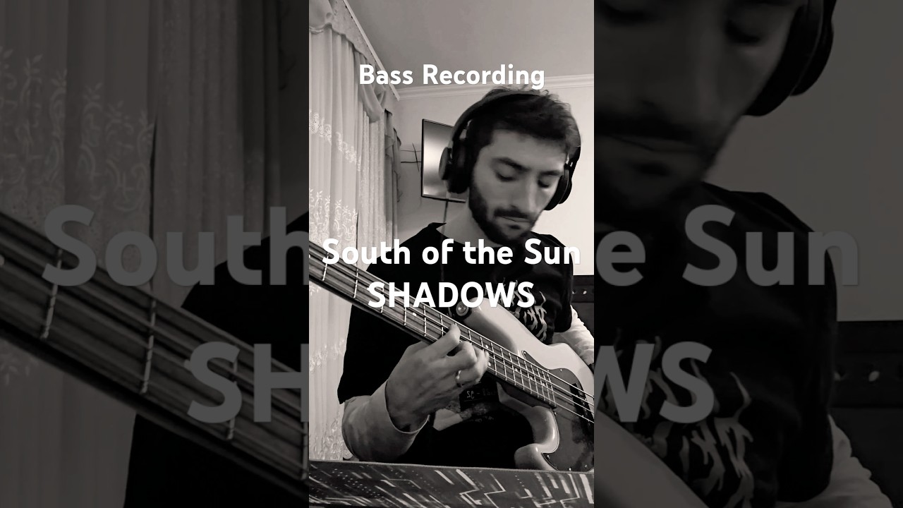 Bass Recording for Upcoming Single!!!  #sots #shadows #comingsoon #new #single #rock #music #guitar
