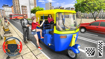 City Tuk Tuk Rickshaw Driver 2021 | Modern Rickshaw Transport Truck – Android Gameplay