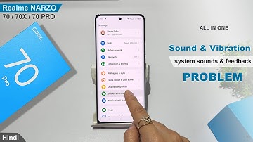 How to fix low sound problem realme narzo 70 pro, 70x | Realme narzo 70  sound and vibration setting