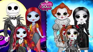 Corpse Bride, Sally & Jack Skellington, Wednesday Addams Become Parents - DIY Paper Dolls & Crafts