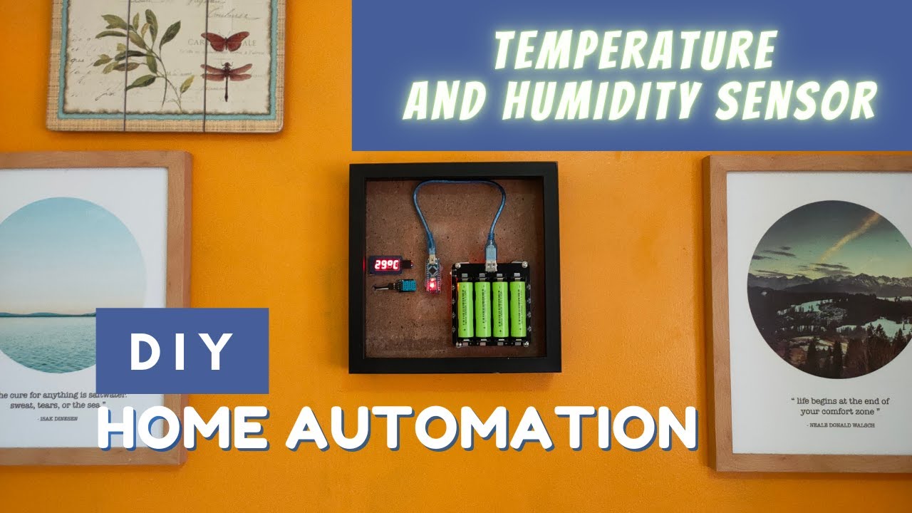 Temperature and Humidity Sensor for Home Automation using Arduino - YouTube