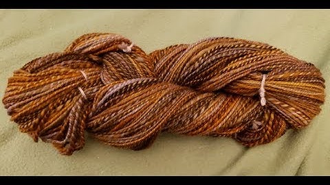 Plying Handspun Yarn & Setting the Twist!