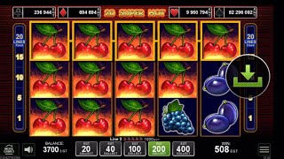 20 super hot - Egt slot screenshot 2