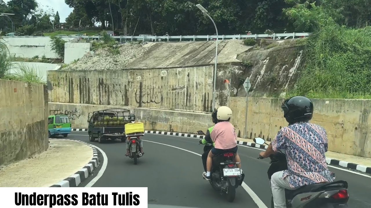 Driving in Bogor | Underpass Batu Tulis Arah Cipaku Cigombong Bogor Selatan