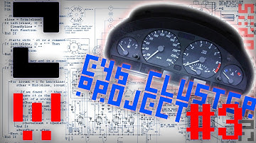 BMW E46 Cluster + CanBus Shield Test