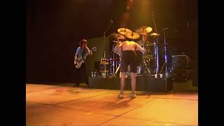 Video thumbnail of "Angus Young AC/DC Guitar Swap - Out of tune and no strap"