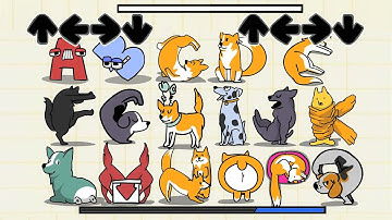 FNF Alphabet Lore: | All character test (A-Z) - FNF Belike