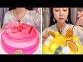 АСМР торт Малиновый МУКБАНГ АСМР торт | МУКБАНГ еда в Корее | Фруктовое пирожное | Невероятная еда