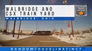Drive along Walbridge and through CSX Train Yard, Ohio - Random Travel Instinct