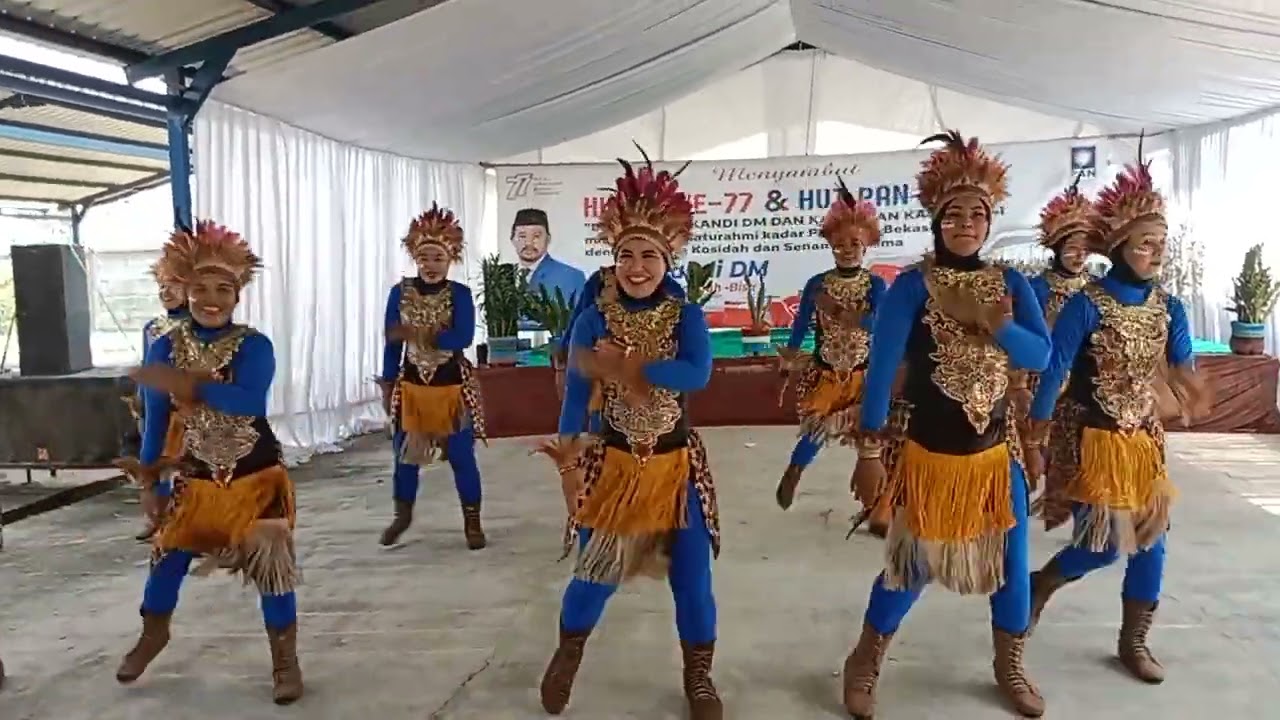 Juara 1 yel yel dan Lomba Senam Poco Poco Gwr DPC Tambun Utara