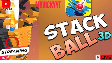 Playing Stack Ball 3D Game World Record  In Live #short #ytshorts #shortfeed #shortlive #stackball3d
