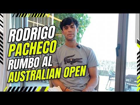 "NOTHING IS GOING TO STOP ME": Rodrigo Pacheco raises his hand to break into the world rankings 🔥🏆