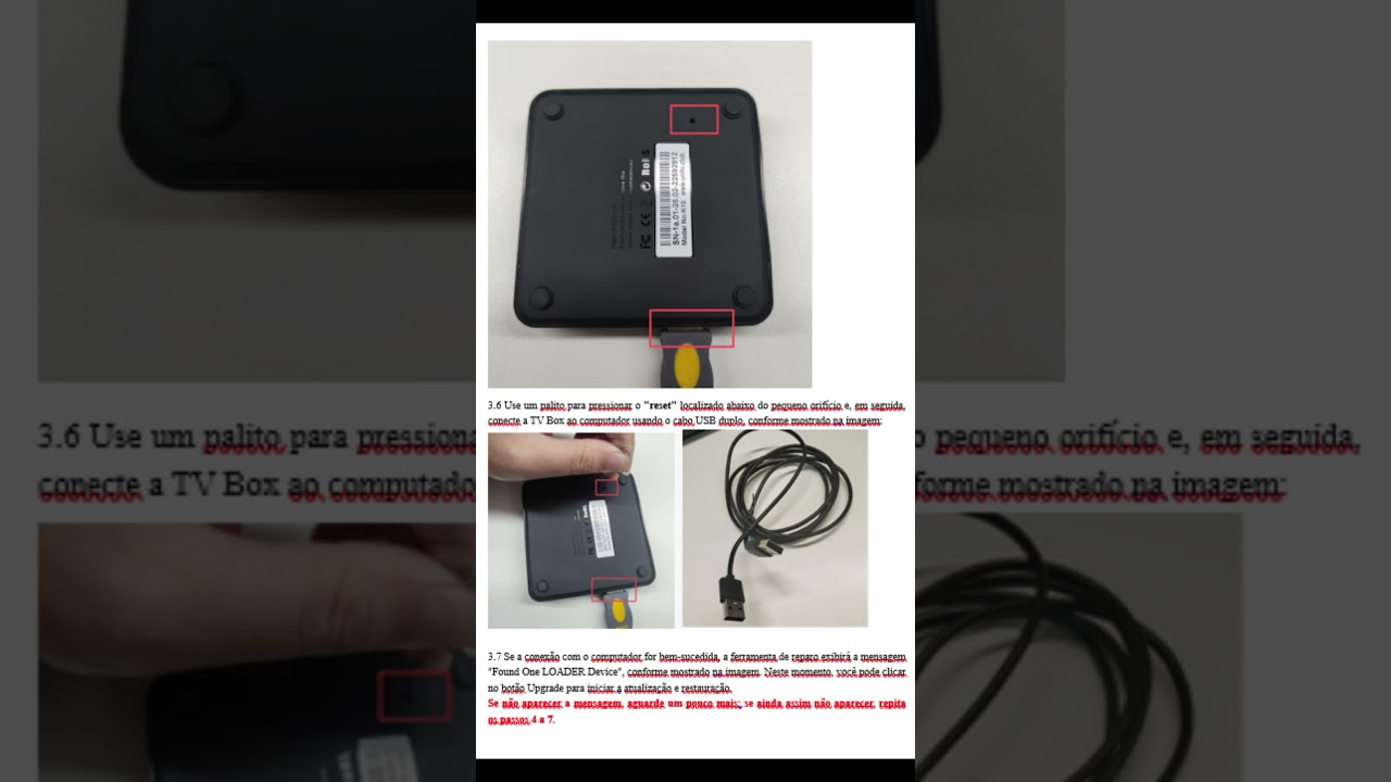 Como recuperar UNITV S1 Led Vermelho