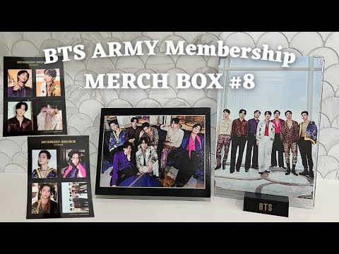 BTS MERCH BOX #8 | ARMY Membership Merch Pack | UNBOXING