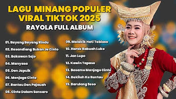 Rayola - BAYANG BAYANG RINDU Lagu Minang Terbaru Full Album 2025 Pop Minang Enak Didengar #popminang