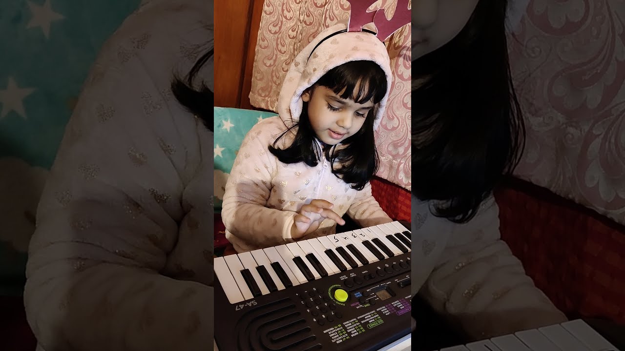 Jingle Bell On Keyboard Dhriti Kids Piano