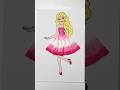 Art with tissue paper  barbie creative dress shorts