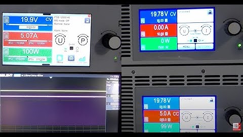 PSB Bidirectional Power Supply Source Sink Seamless Transition Demo - EA Elektro-Automatik