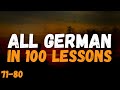 All German in 100 Lessons. Lessons 71-80