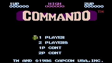 Commando (Capcom, 1986) - NES Gameplay