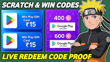 ( Scratch Card ) Live Proof Free Redeem Code | Free Redeem Code App | Free Google Play Redeem Code 