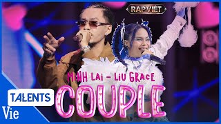 À lôi! Cặp đôi Minh Lai - Liu Grace chơi flow lạ khiến đối thủ tâm phục khẩu phục tại Rap Việt Mùa 3