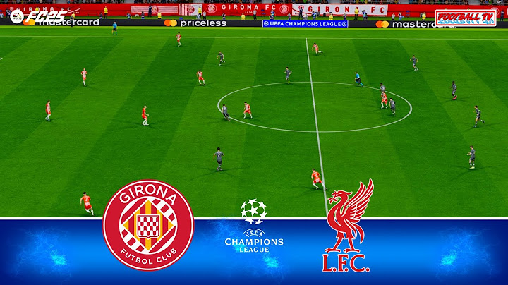 Girona vs Liverpool - UEFA Champions League 24/25 | Full Match All Goals | FC 25 Gameplay PC