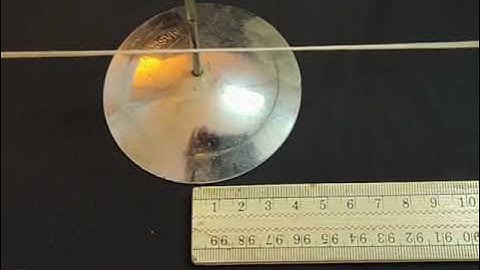 Frequency of an electric vibrator - Transverse and longitudinal modes