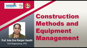 Construction methods and equipment management [Intro Video]