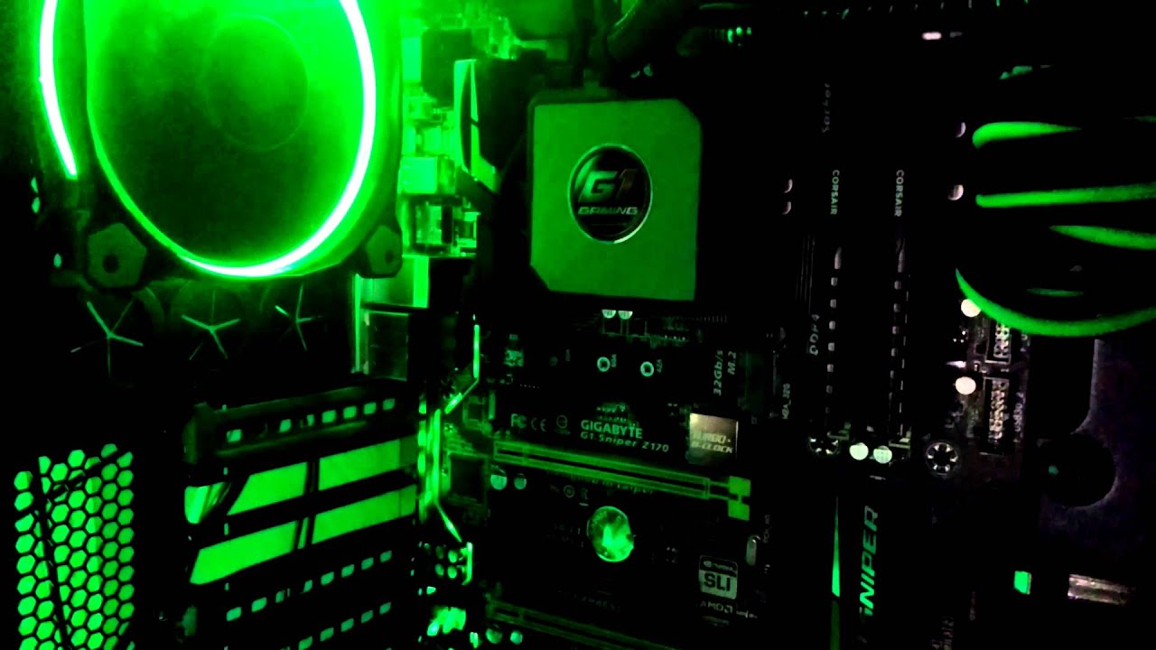 Gigabyte G1 Ambient lighting to the beat! YouTube
