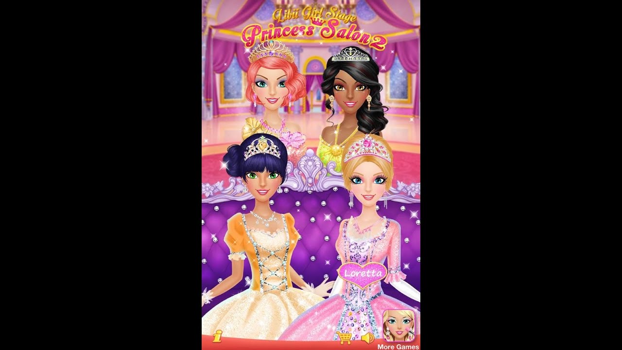 Princess Salon: Make up and become a beauty princess - iOS/Android Games for Childrens