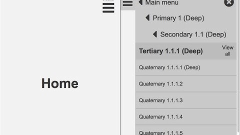 Automated mobile menus in Axure