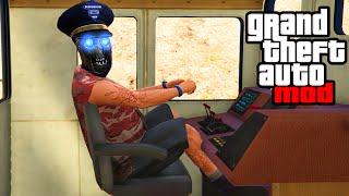 Download lagu GTA 5 PC Mods - CRAZY SUPER SPEED TRAIN DERAIL MOD! GTA 5 Railroad Engineer Mod Gameplay!